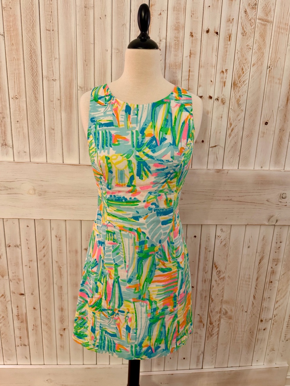 Lilly Pulitzer Multi-Color Tropical Tank Swim Coverup Dress